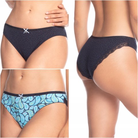 LAMA 1412MB figi damskie MINI bikini 2-PAK - XL