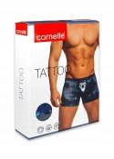 CORNETTE TATTOO 216 Bokserki Męskie Obcisłe - XL