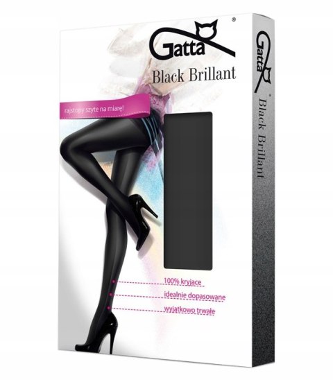 GATTA BLACK BRILLANT rajstopy jak legginsy r3