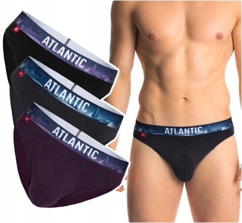 ATLANTIC 3MP-139 slipy męskie sport 3-PAK - XXL