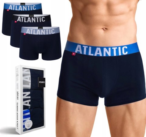 ATLANTIC 3SMH-003-GR bokserki męskie 3 PARY - XXL